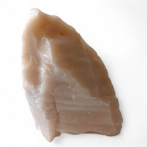 Chocolate Cream Swirl Slag Art Glass Cullet Opaque #4XL51‎